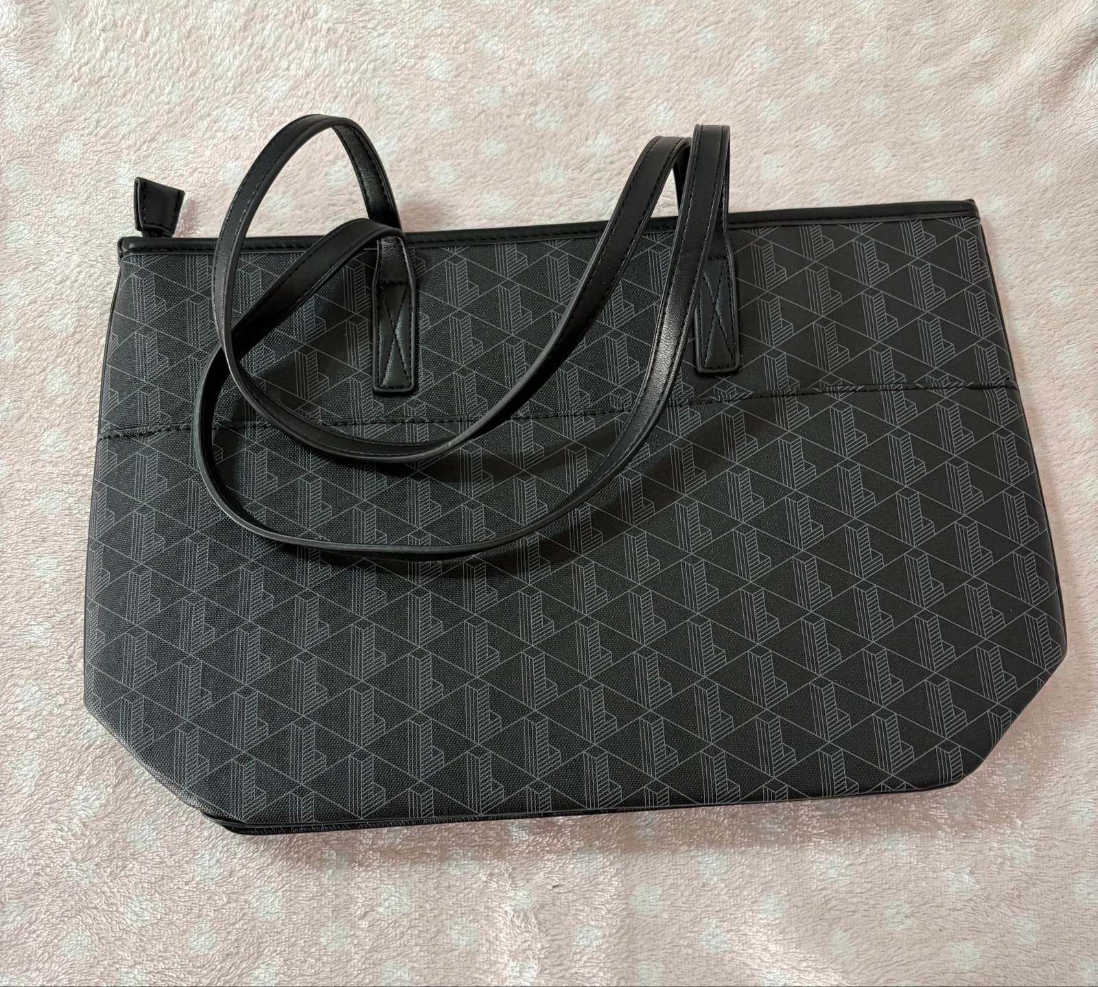 🖤✨ Bolso Tote Negro Geométrico XXL 